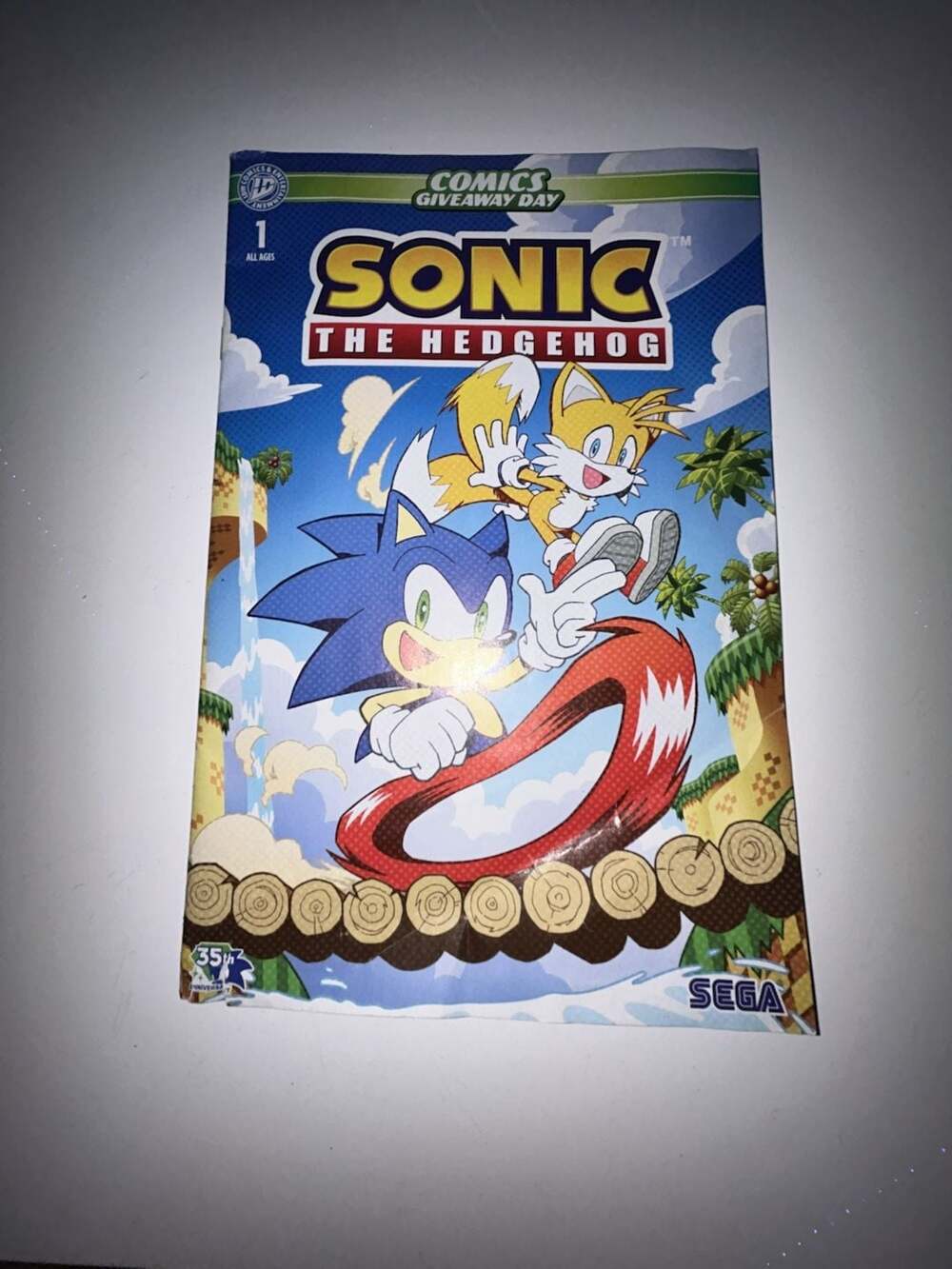 Sonic the Hedgehog #1 Comics Giveaway Day IDW Publishing Comic Book